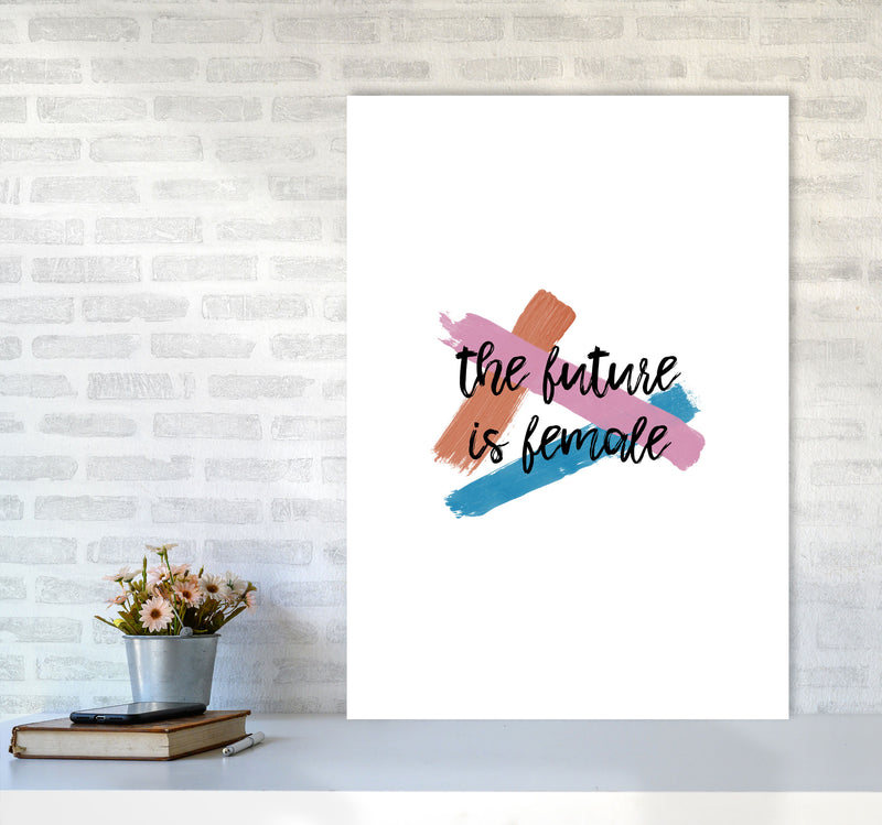 The Future Is Female Print By Orara Studio A1 Black Frame