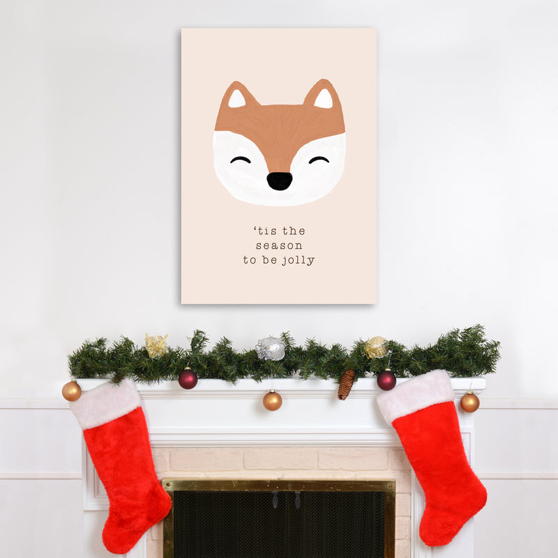 Tis The Season To Be Jolly Christmas Art Print by Orara Studio A1 Black Frame