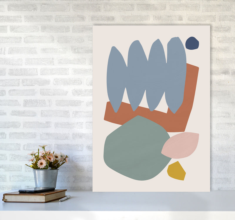 Collage Pastel II Art Print by Orara Studios A1 Black Frame