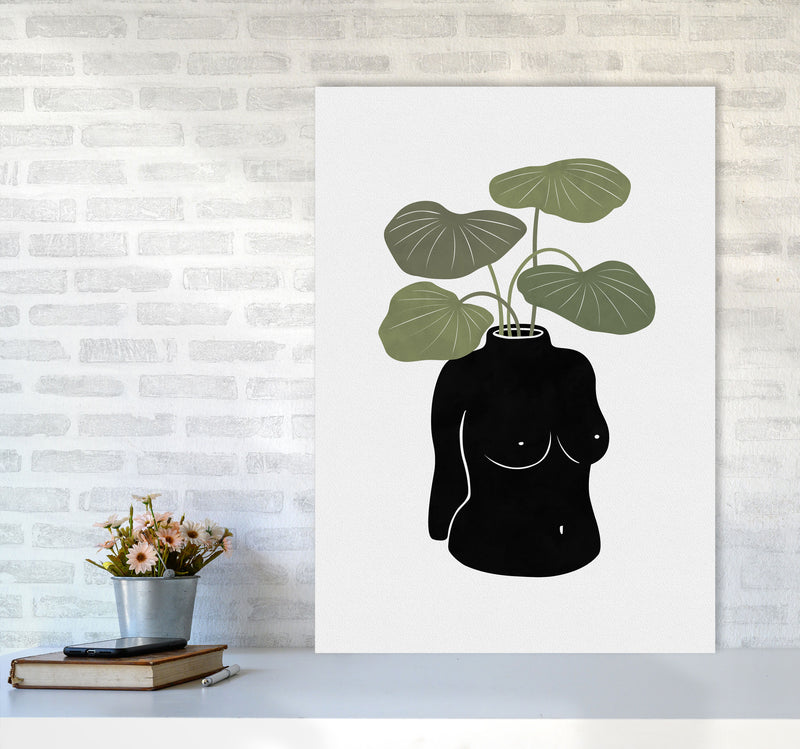 Boob-tanical Vase Art Print by Orara Studios A1 Black Frame