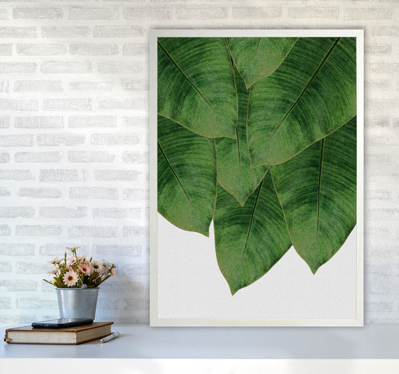 Banana Leaf III Print By Orara Studio, Framed Botanical & Nature Art Print A1 Oak Frame