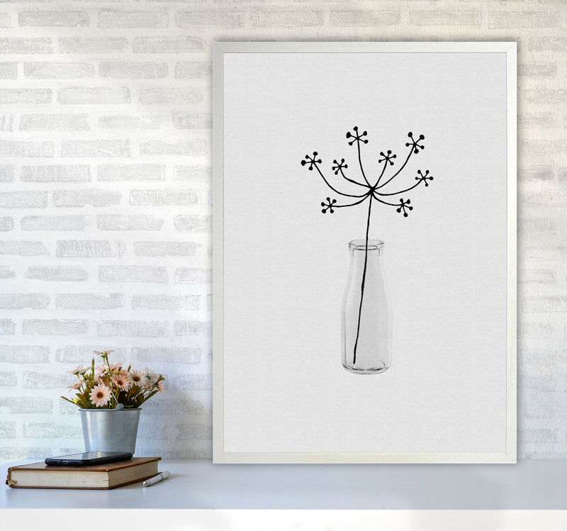 Flower Still Life I Print By Orara Studio, Framed Botanical & Nature Art Print A1 Oak Frame