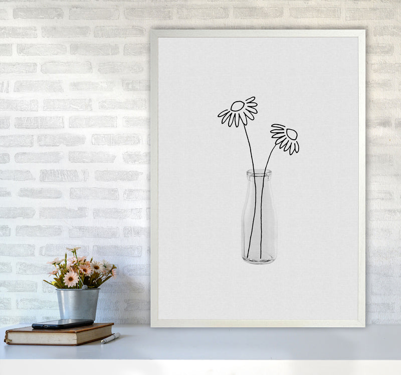 Flower Still Life II Print By Orara Studio, Framed Botanical & Nature Art Print A1 Oak Frame