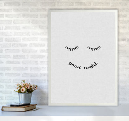 Good Night Quote Print By Orara Studio A1 Oak Frame