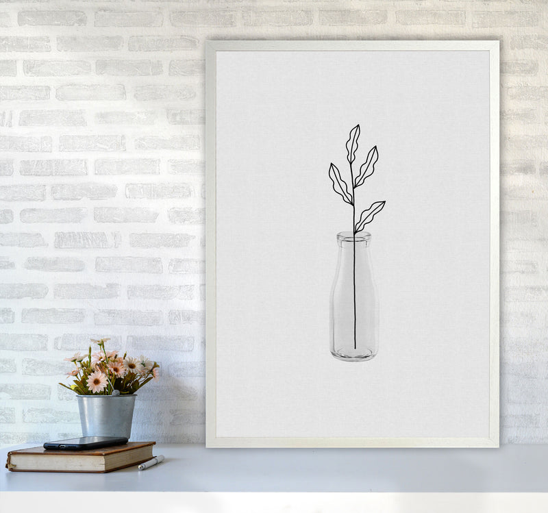Leaf Still Life Print By Orara Studio, Framed Botanical & Nature Art Print A1 Oak Frame
