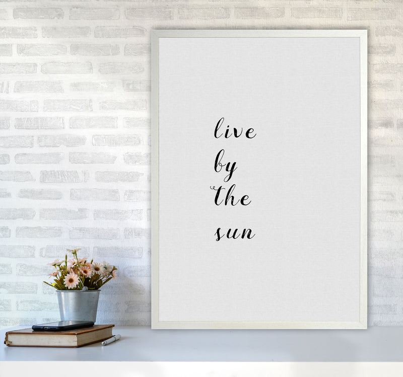 Live By The Sun Print By Orara Studio A1 Oak Frame