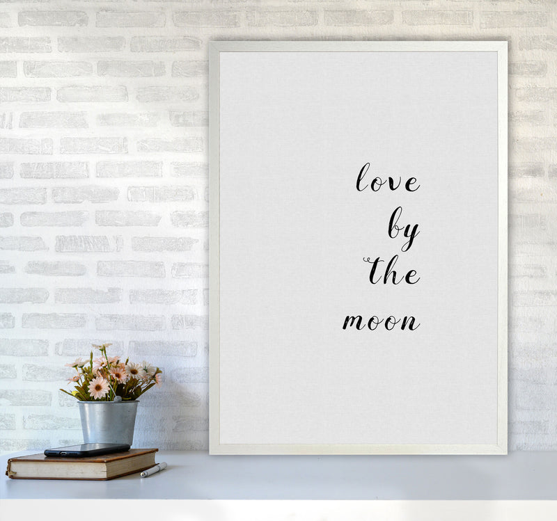 Love By The Moon Print By Orara Studio A1 Oak Frame