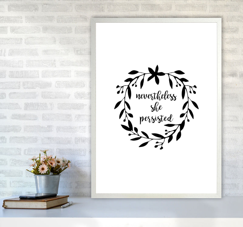 Nevertheless She Persisted Illustration Print By Orara Studio A1 Oak Frame