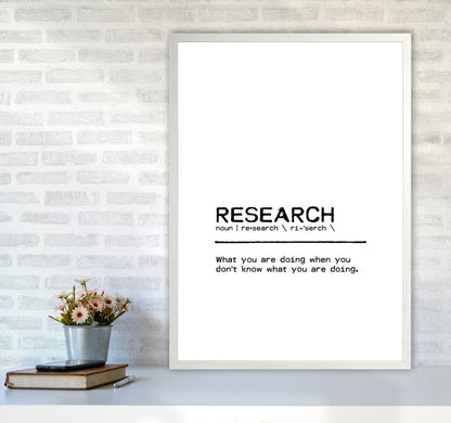 Re Definition Quote Print By Orara Studio A1 Oak Frame