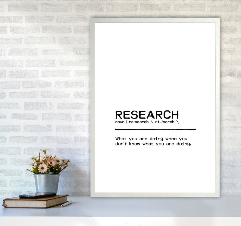 Re Definition Quote Print By Orara Studio A1 Oak Frame