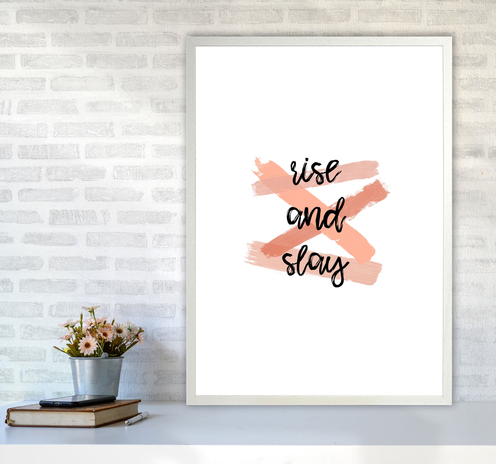 Rise & Slay Print By Orara Studio A1 Oak Frame
