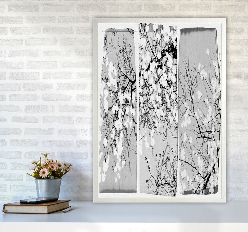 Oriental Blossom Botanical Art Print by Orara Studio A1 Oak Frame