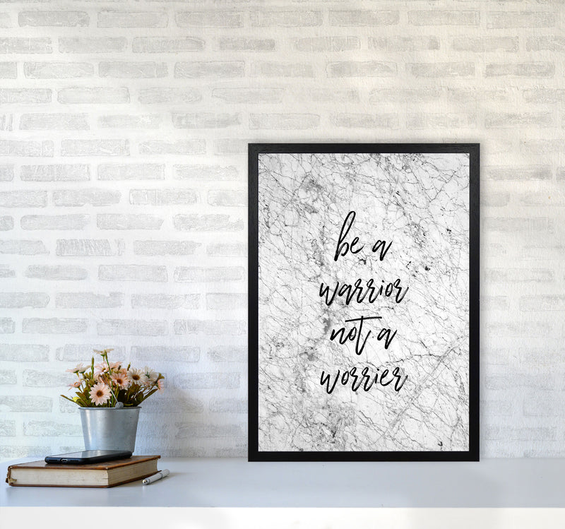 Be A Warrior Print By Orara Studio A2 White Frame