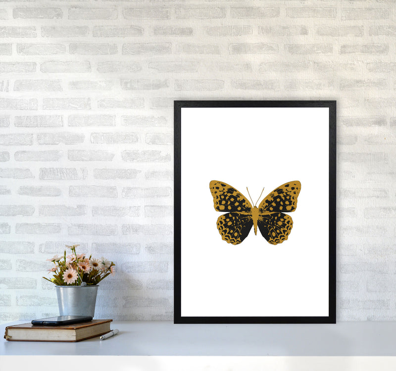 Black Butterfly Print By Orara Studio Animal Art Print A2 White Frame