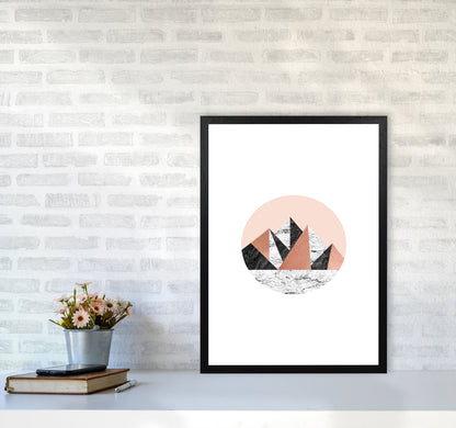 Geometric Landscape I Print By Orara Studio A2 White Frame