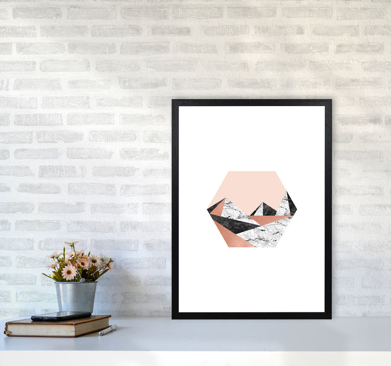 Geometric Landscape III Print By Orara Studio A2 White Frame