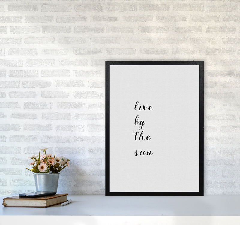 Live By The Sun Print By Orara Studio A2 White Frame