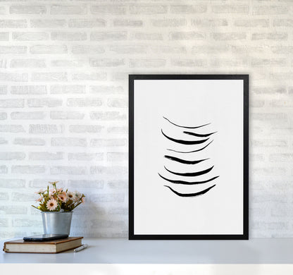 Minimalist Black Painting I Print By Orara Studio A2 White Frame