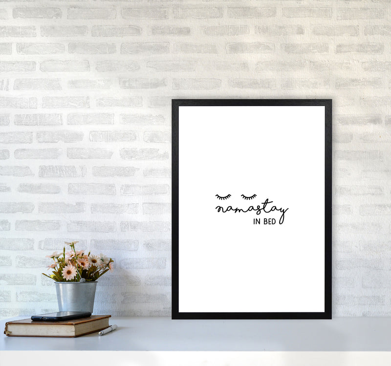 Namastay In Bed Bedroom Art Print By Orara Studio A2 White Frame