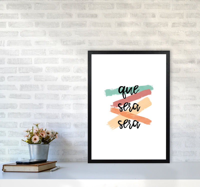 Que Sera Sera Print By Orara Studio A2 White Frame