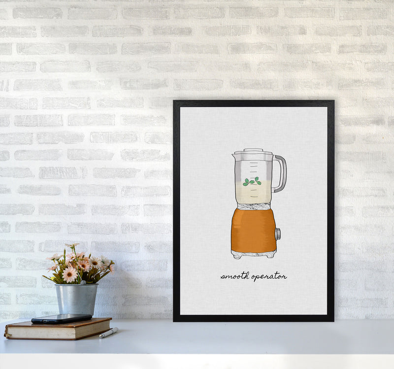 Smooth Operator Print By Orara Studio, Framed Kitchen Wall Art A2 White Frame