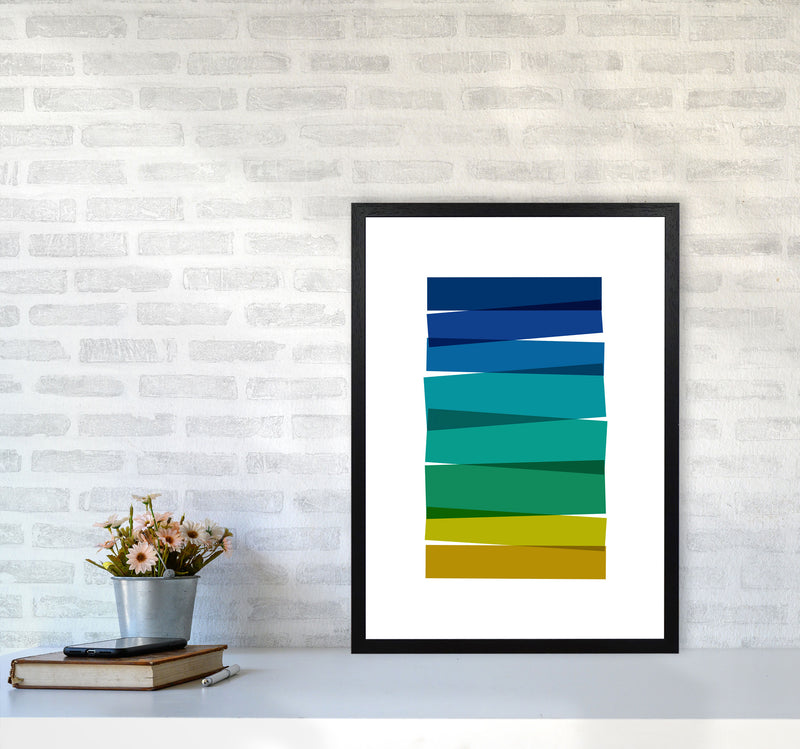 Stripes I Print By Orara Studio A2 White Frame