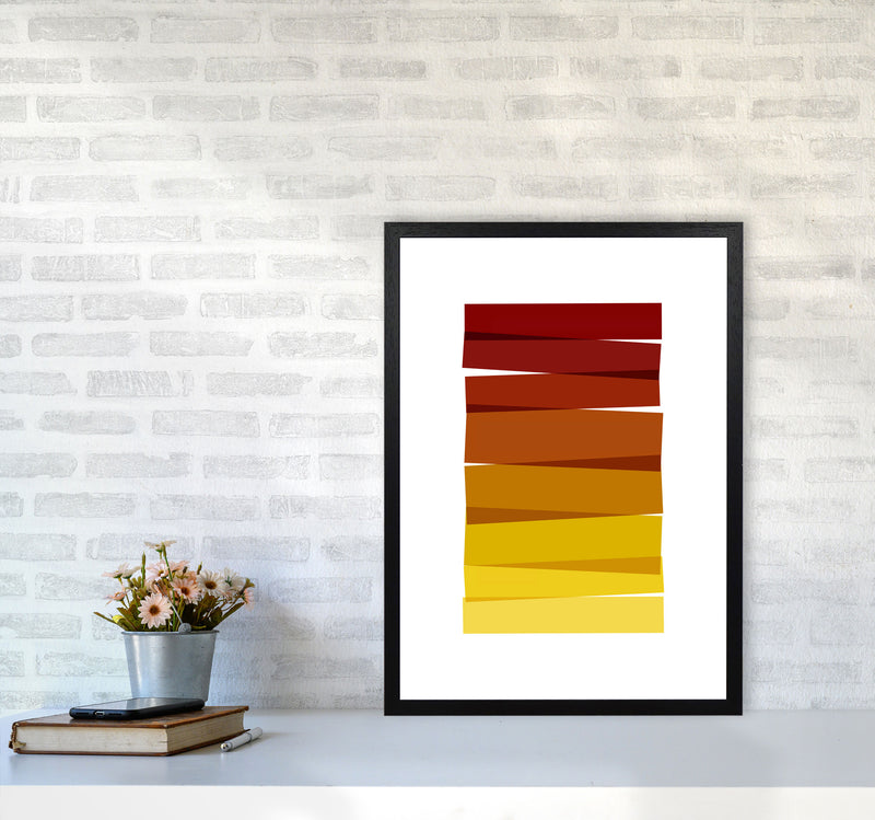 Stripes II Print By Orara Studio A2 White Frame