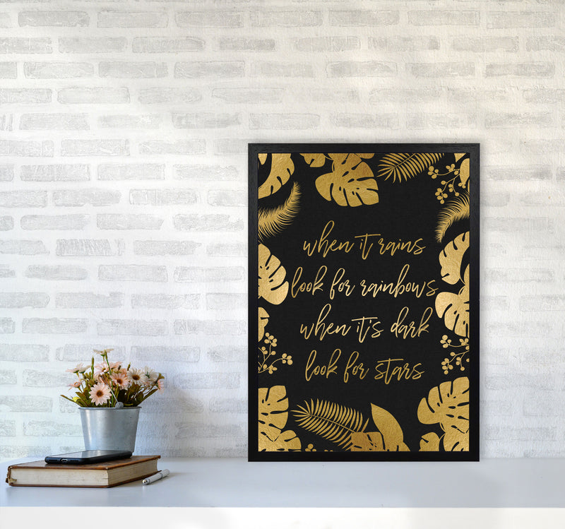 When It Rains Print By Orara Studio A2 White Frame