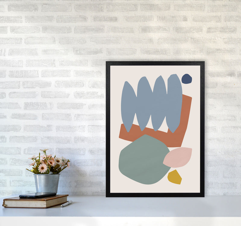 Collage Pastel II Art Print by Orara Studios A2 White Frame