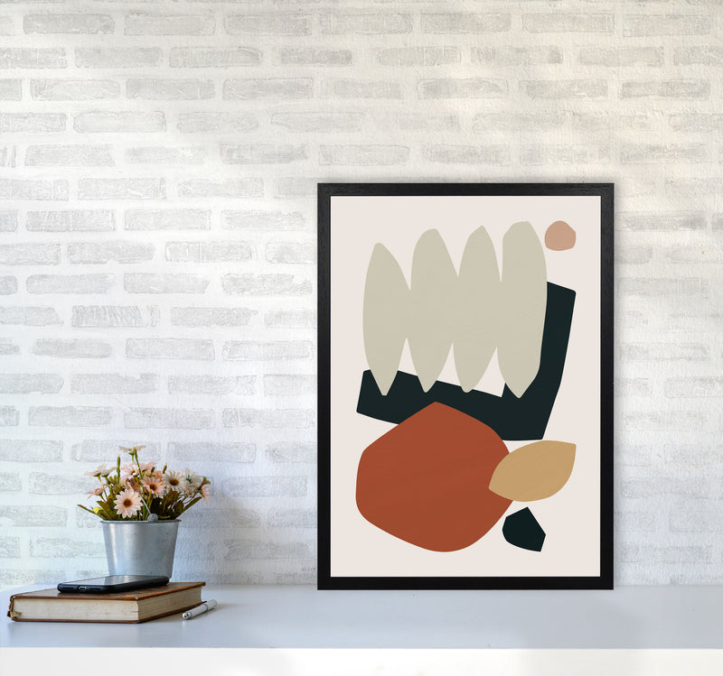 Collage Earth II Art Print by Orara Studios A2 White Frame