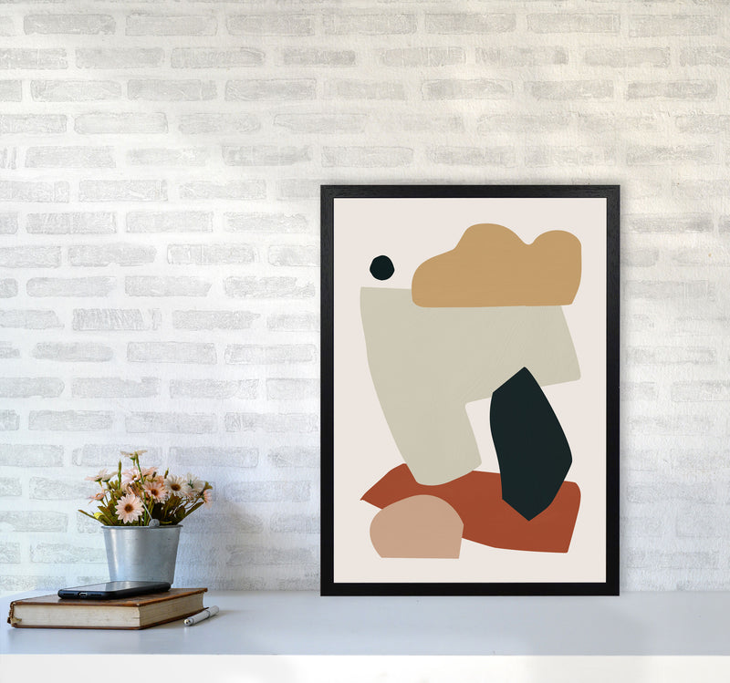 Collage Earth I Art Print by Orara Studios A2 White Frame