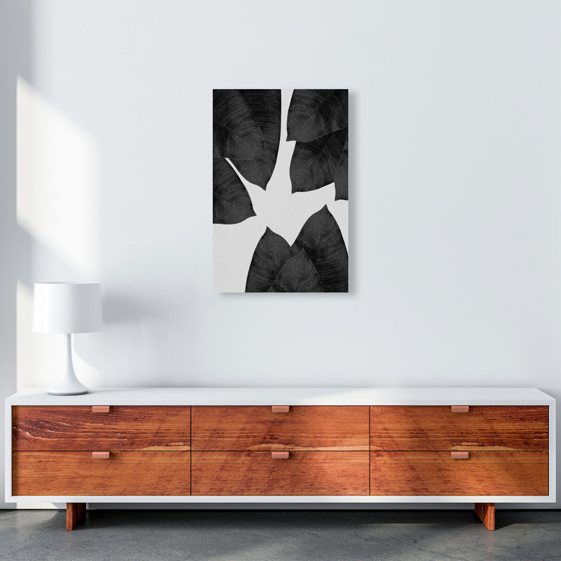 Banana Leaf Black & White I Print By Orara Studio A2 Canvas