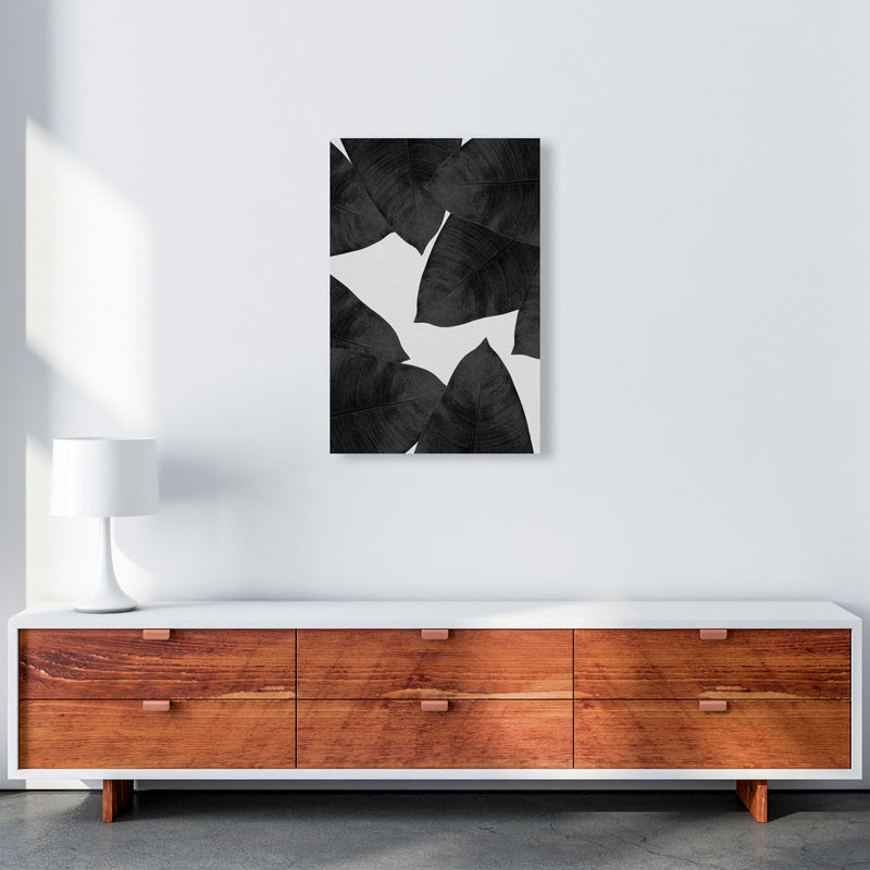 Banana Leaf Black & White II Print By Orara Studio A2 Canvas