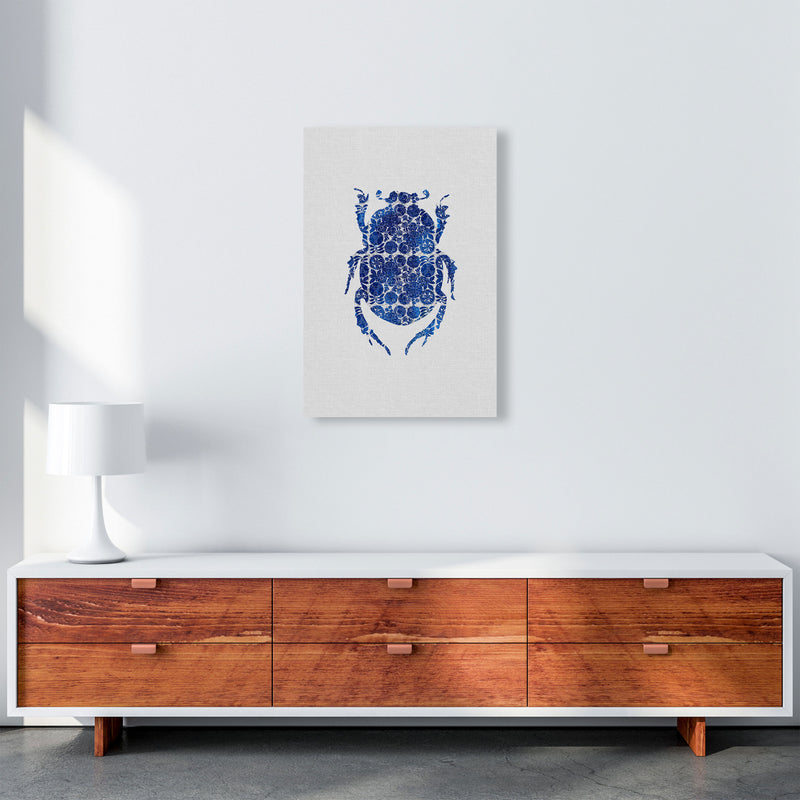 Blue Beetle I Print By Orara Studio Animal Art Print A2 Canvas