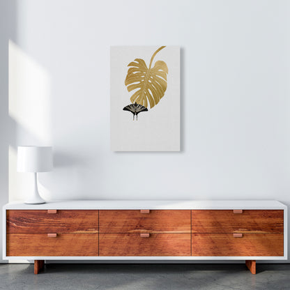 Butterfly & Monstera Leaf Print By Orara Studio A2 Canvas