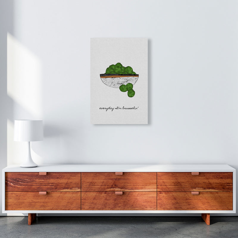 Everyday I&#39;m Brusselin&#39; Print By Orara Studio, Framed Kitchen Wall Art