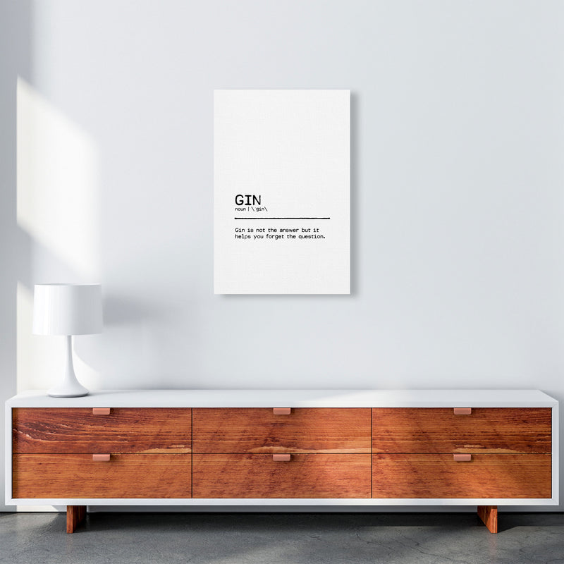 Gin Forget Definition Quote Print By Orara Studio A2 Canvas