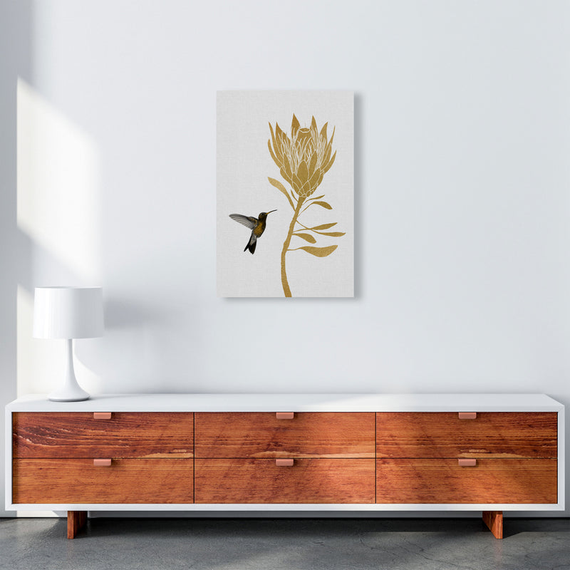 Hummingbird & Flower I Print By Orara Studio A2 Canvas