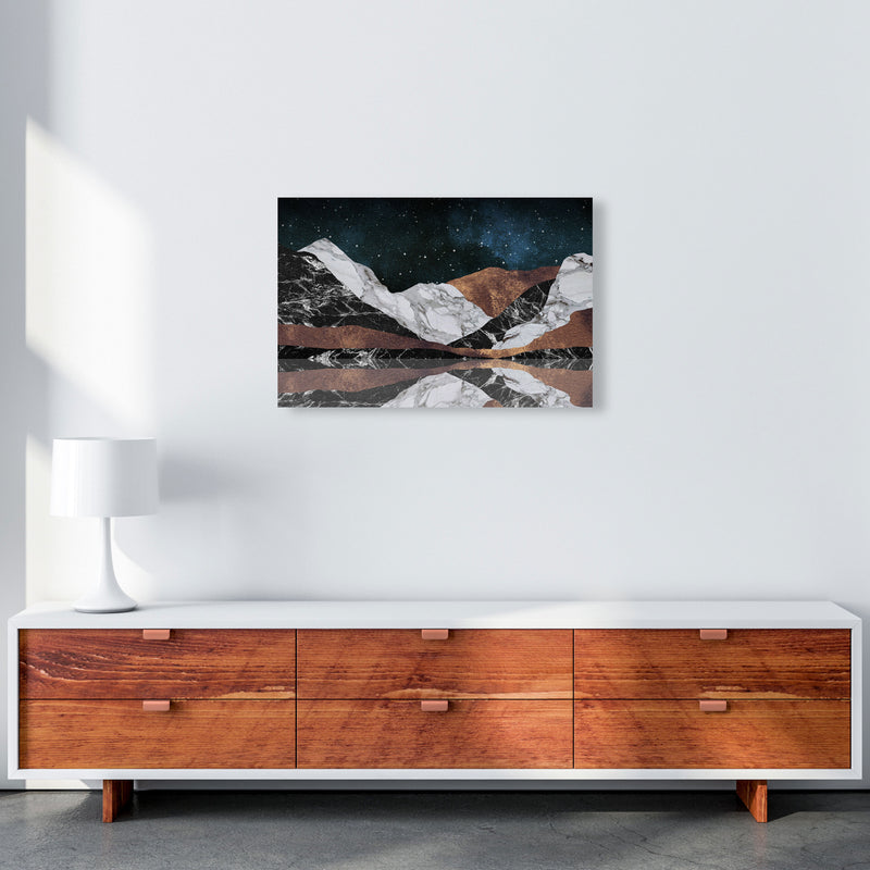 Landscape Mountains Print By Orara Studio, Framed Botanical & Nature Art Print A2 Canvas