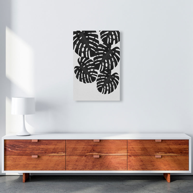 Monstera Black & White I Print By Orara Studio A2 Canvas