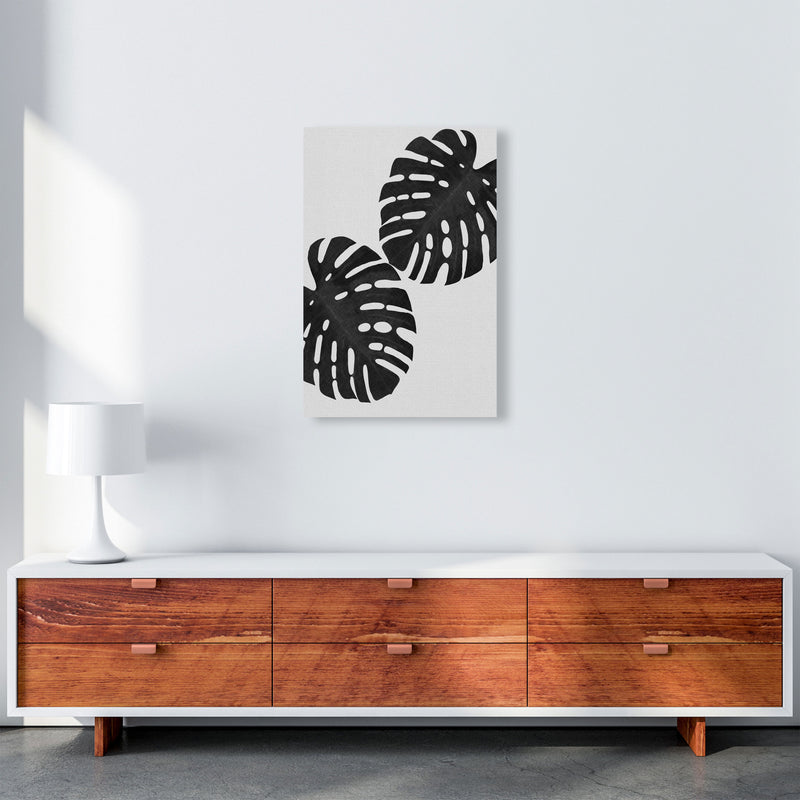 Monstera Black & White II Print By Orara Studio A2 Canvas