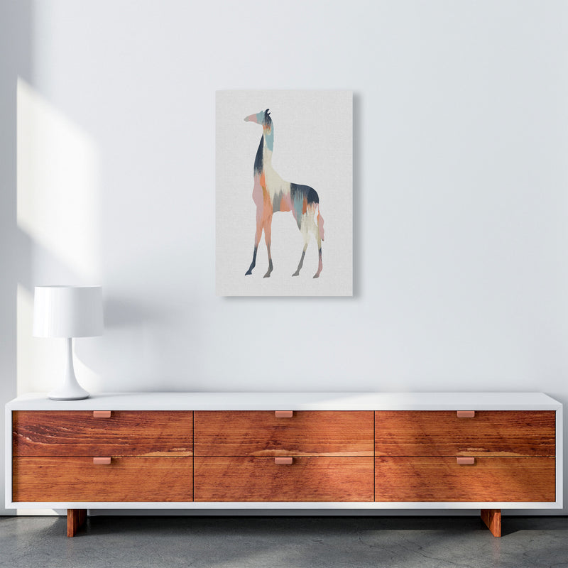 Pastel Giraffe Print By Orara Studio Animal Art Print A2 Canvas
