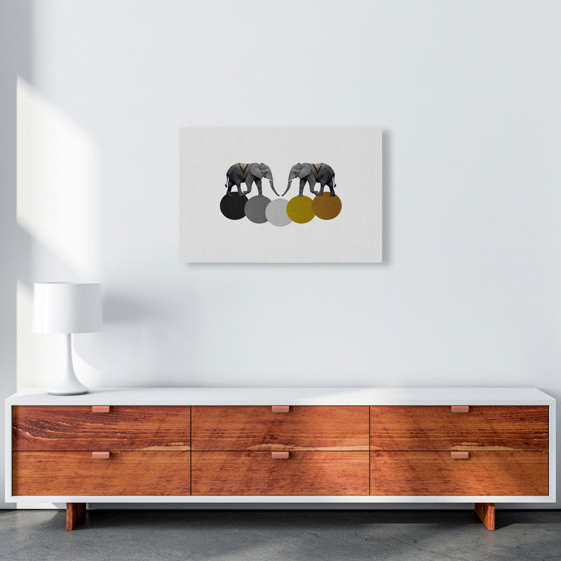 Tribal Elephants Print By Orara Studio Animal Art Print A2 Canvas