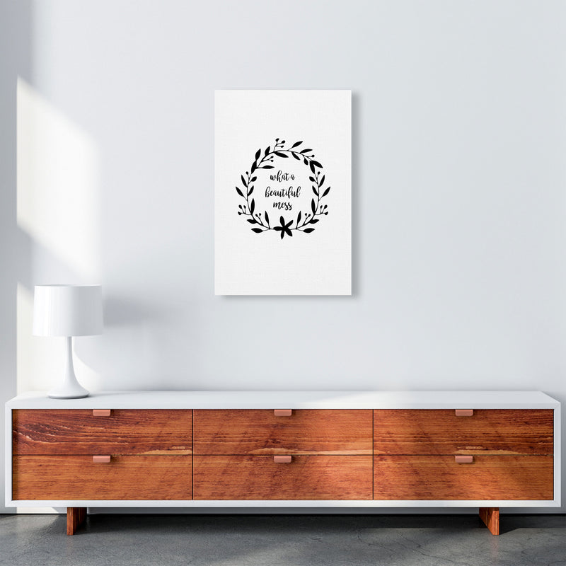 What A Beautiful Mess Illustration Print By Orara Studio A2 Canvas