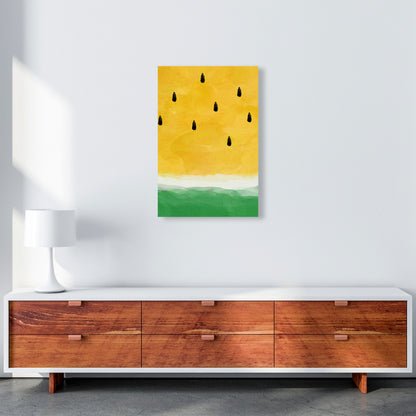 Yellow Watermelon Print By Orara Studio, Framed Kitchen Wall Art A2 Canvas