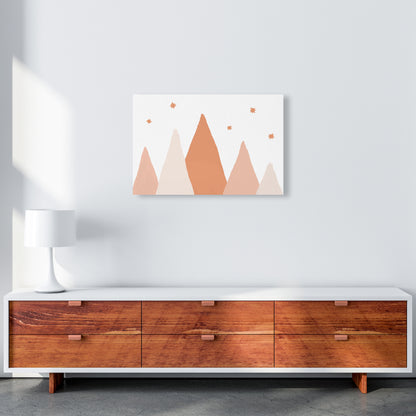Blush Mountains Christmas Art Print by Orara Studio A2 Canvas