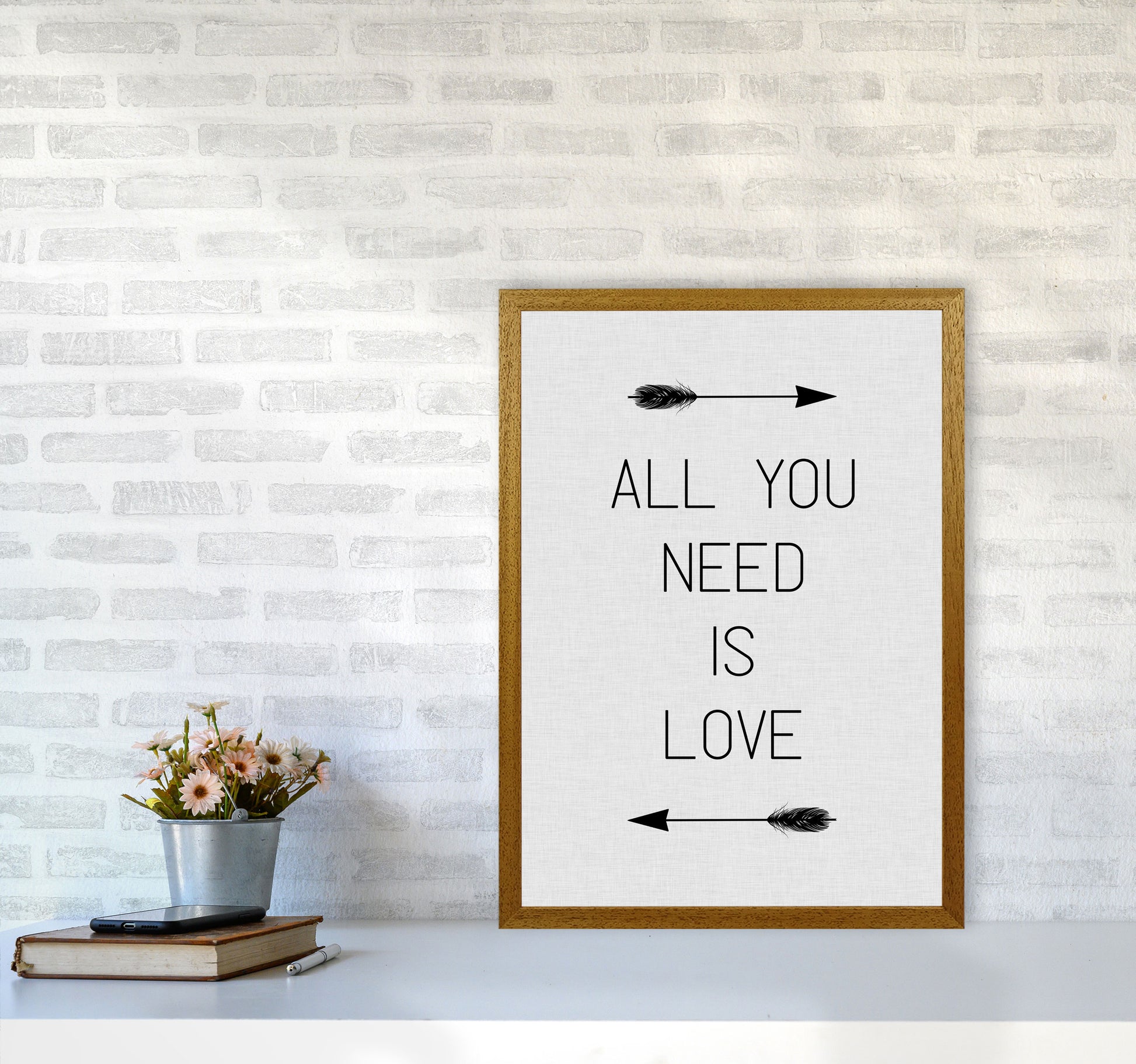 All You Need Is Love Print By Orara Studio A2 Print Only