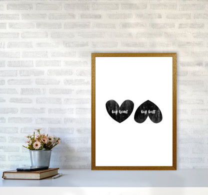 Big Heart Big Butt Humorous Art Print By Orara Studio A2 Print Only