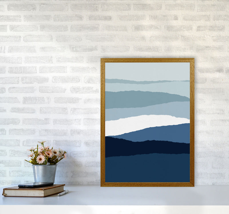 Blue Abstract II Print By Orara Studio A2 Print Only