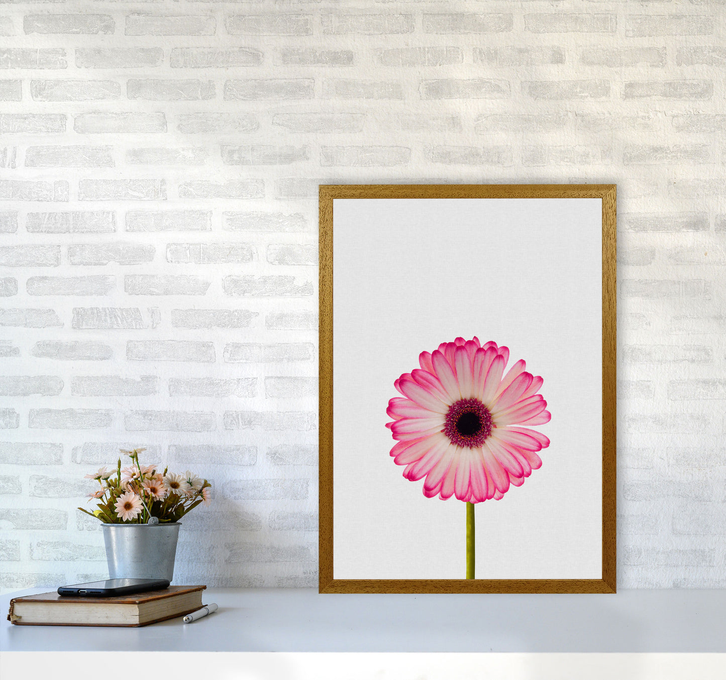 Daisy Still Life Print By Orara Studio, Framed Botanical & Nature Art Print A2 Print Only